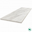 Plan de travail stratifié HPL marbre gris 3000 x 650 x 38 mm FSC - Gamme Signature