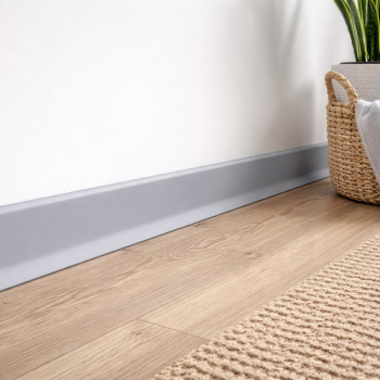 Plinthe Alu gris 2500 x 60 x 15 mm