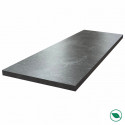 Plan de travail stratifié HPL Ardoise 3000 x 650 x 38 mm FSC - Gamme Signature