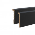 Lot de 2 moulures de finition pour panneaux tasseaux MDF Noir 2700 x 120 x 30 mm PEFC 70%