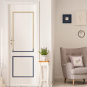 Décor de porte CLASSIQUE 2 PANNEAUX DROITS M1 1670 x 85 x 15,4 mm