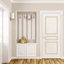 Décor de porte CLASSIQUE 3 PANNEAUX DROITS M1 1670 x 85 x 17,2 mm