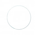 Verre de hublot synthétique semi-opaque 260 x 260 x 3,4 mm