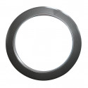 Hublot anthracite en polystyrène choc (PS) sans verre 330 x 330 x 45 mm