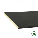 Plan de travail stratifié CPL béton anthracite 2600 x 800 x 28 mm - FSC MIXTE 70% - Gamme Confort