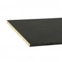 Plan de travail stratifié CPL béton anthracite 2600 x 800 x 28 mm - FSC MIXTE 70% - Gamme Confort