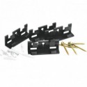 Lot de 12 Clips de fixation pour plinthe 214 x 103 x 40 mm