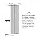 Cloison cascade en kit 2500 x 800 x 113 mm