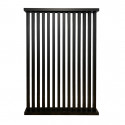 1/2 cloison claustra Lutine MDF noir 1300 x 829 x 113 mm