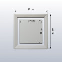 Boiserie Albane prépeinte 530 x 530 x 17 mm