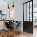 Lot de porte Ourasi atelier en kit + Rail Alu 2040 x 830 mm