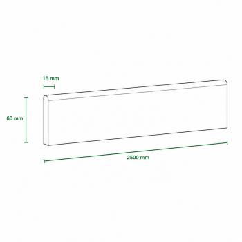 Pack de 10 plinthes bord...