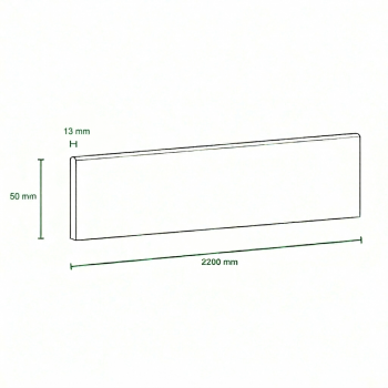 Pack de 5 plinthes bord...