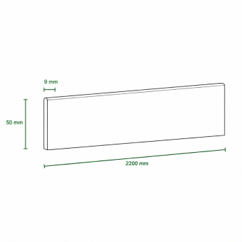 Pack de 7 plinthes bord...