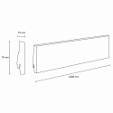 Pack 5 Plinthes décoratives 5947 historic oak 2400 x 70 x 19 mm.