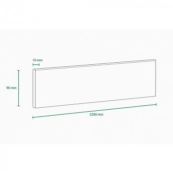 Pack de 5 plinthes bord...