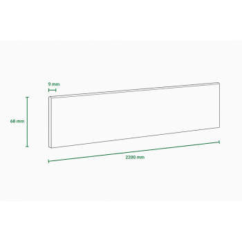 Pack de 5 plinthes bord...