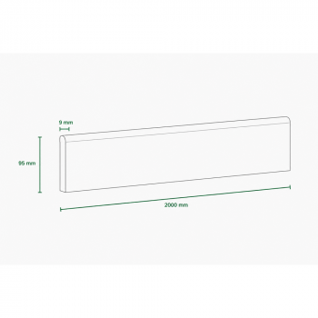 Pack de 5 plinthes bord...