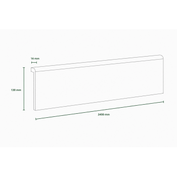 Lot de 6 surplinthes MDF...