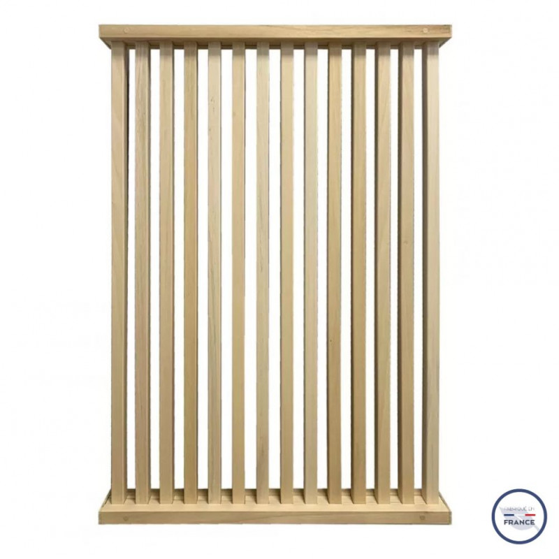1/2 cloison claustra Lutine obeché brut 1300 x 800 x 113 mm