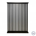 1/2 cloison claustra Lutine MDF noir 1300 x 829 x 113 mm