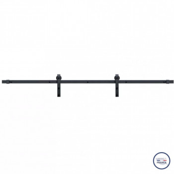 Rail rustique acier noir...