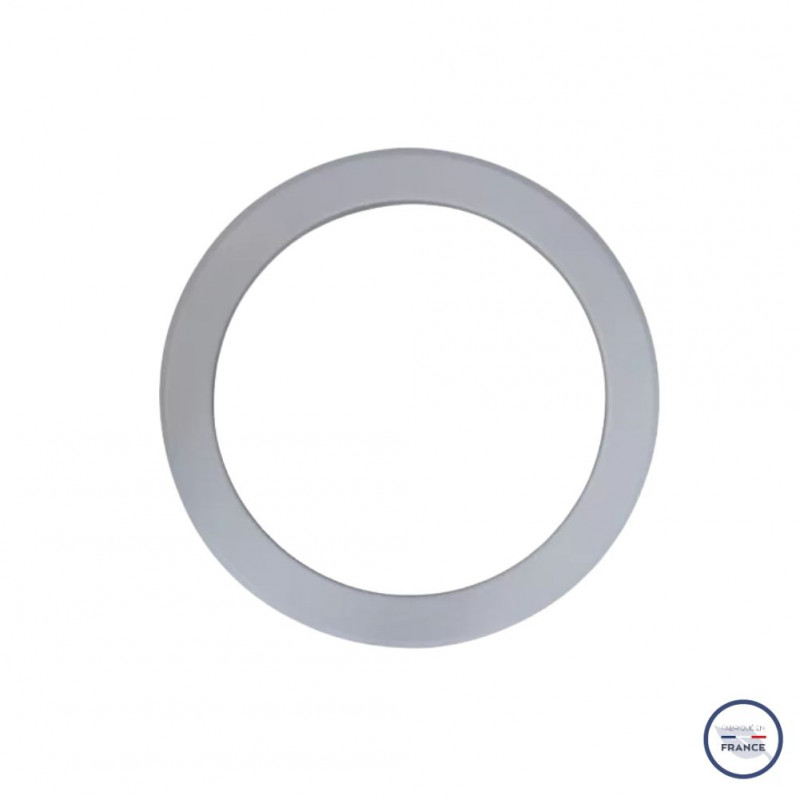 Hublot aluminium en polystyrène choc (PS) sans verre 330 x 330 x 45 mm