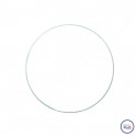 Verre de hublot synthétique semi-opaque 260 x 260 x 3,4 mm
