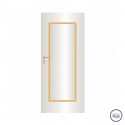 Décor de porte CLASSIQUE 1 PANNEAU DROIT M1 1670 x 85 x 9,7 mm