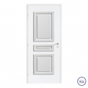 Décor de porte Albane prépeint 3 panneaux droits  785 x 535 x 40 mm