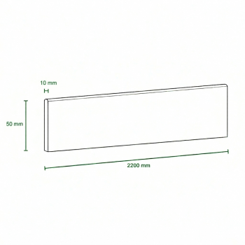 lot de 7 plinthes bord...