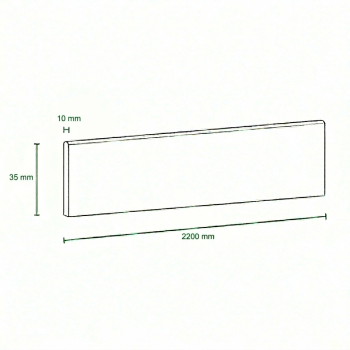 Pack de 10 plinthes bord...
