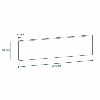 Pack de 7 plinthes bord...
