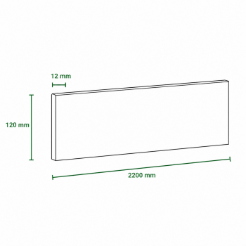 Pack de 7 plinthes bord...