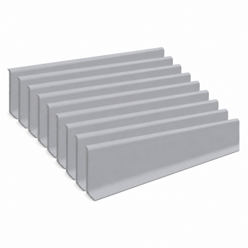 lot de 10 Plinthes Alu gris...