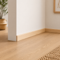 Pack promotionnel de 5 plinthes sapin massif bord rond 2050 x 95 x 9 mm - PEFC 70%%.