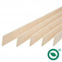 Pack promotionnel de 5 plinthes sapin massif bord rond 2050 x 95 x 9 mm - PEFC 70%%.