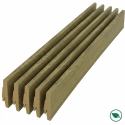Pack 5 Plinthes décoratives 5537 marronnier fauve 2400 x 70 x 19 mm.