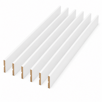 Lot de 6 Plinthes MDF blanc...
