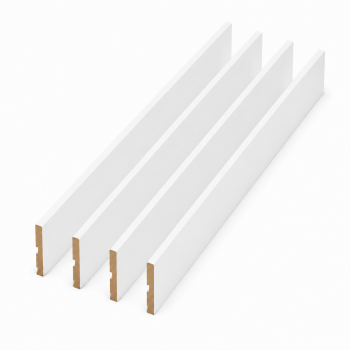 Lot de 4 Plinthes MDF blanc...
