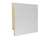 lot de 5 plinthes française MDF revêtu blanc satiné 2400 x 120 x 14 mm - PEFC 70%