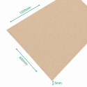 Panneau contreplaqué powerplex bio 1200 x 400 x 5 mm. - FSC 100%