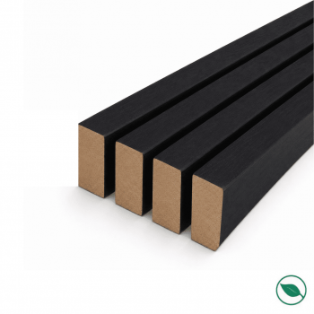 Lot de 4 Tasseaux séparateurs MDF chêne lave 2700 x 50 x 28 mm