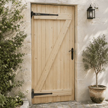 Lot de 4 lames barre écharpe sapin rabotés 2400 x 70 x 26 mm - PEFC 70%