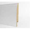 lot de 5 plinthes française MDF revêtu blanc satiné 2400 x 75 x 14 mm - PEFC 70%