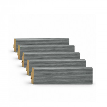 Pack 5 Plinthes décoratives 8812 urban legend 2400 x 70 x 19 mm.