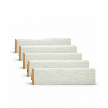 Pack 5 Plinthes décoratives K064 elemental oak 2400 x 70 x 19 mm.