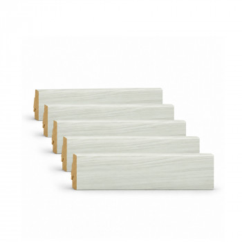 Pack 5 Plinthes décoratives 8373 manitoba 2400 x 70 x 19 mm .