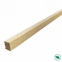 Lot de 4 lames barre écharpe sapin rabotés 2400 x 70 x 26 mm - PEFC 70%