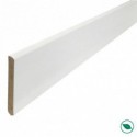 Plinthe MDF prépeinte blanc 2400 x 70 x 10 mm.